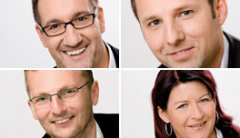 Günter Watzl, Manfred Dvoracek, Robert Frasch, Marion Hirschbeck